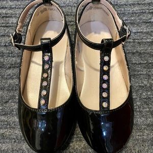 Black Patent “Leather” Mary Janes T8